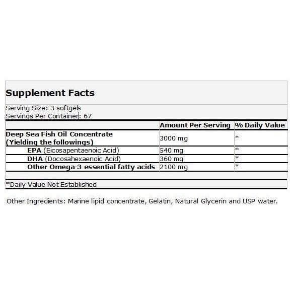 Alaska King III Fish Oil 200 Softgels