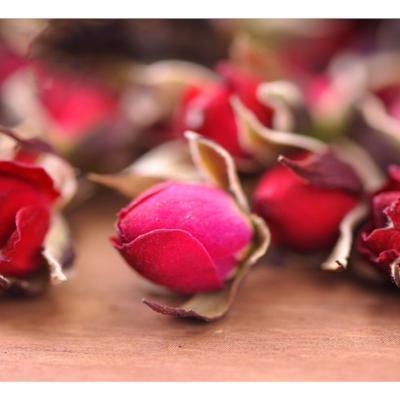 TIAN HU SHAN Rose Tea Loose Leaf, Primium Dried Rose Buds, Food Grade Rose,  Rose Herbal Tea, Caffeine free, 4 Ounce Pack of 1
