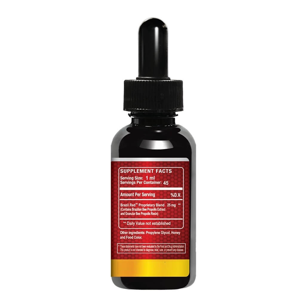 2 Bottles Brazil Red Bee High Concentrate Propolis Liquid (45 ML) - Buy at New Green Nutrition