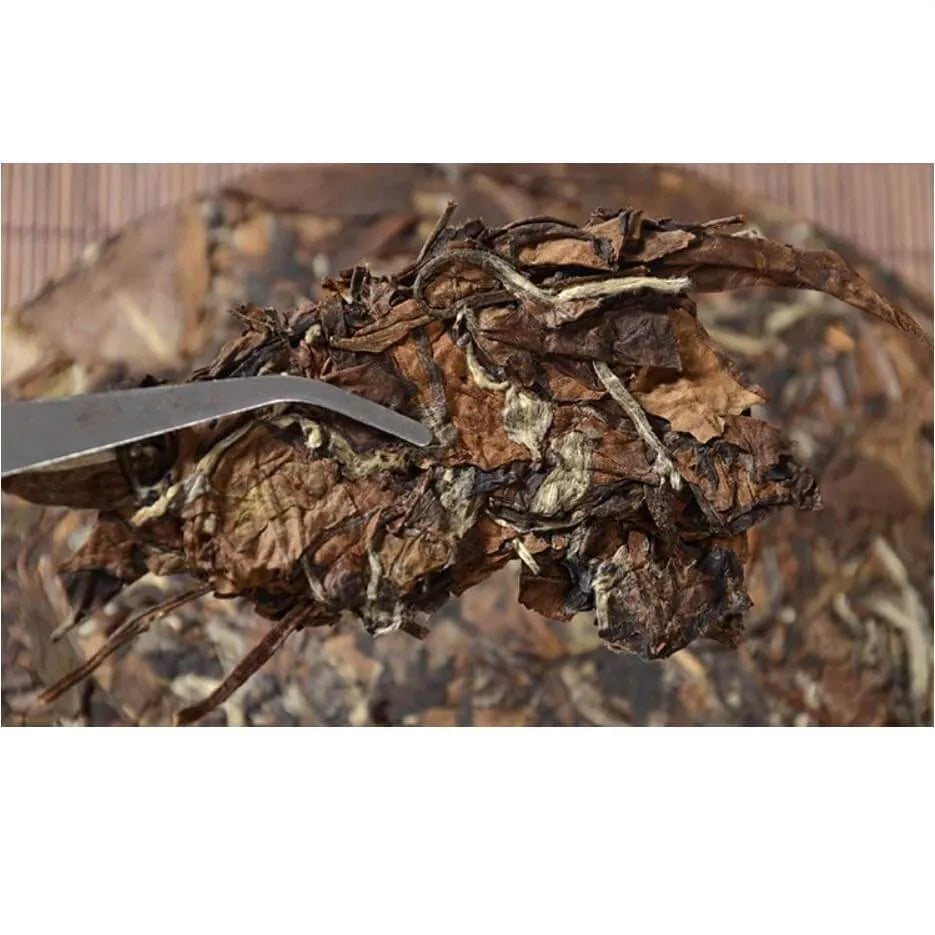 2015 Premium Grade Shou Mei White Tea Cake 350g (12.3oz) + Free Tea Knife - Buy at New Green Nutrition