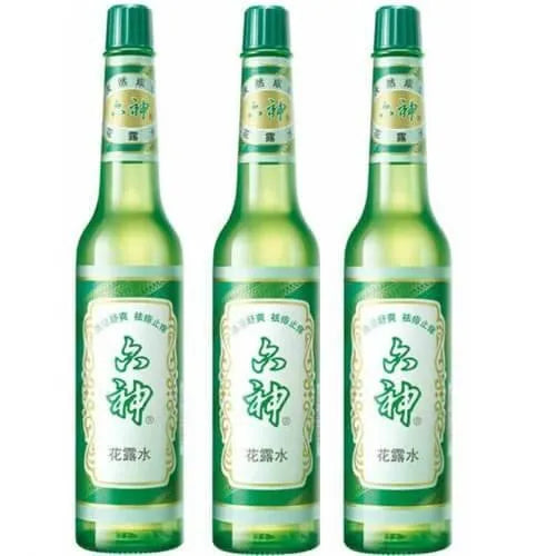 3 Bottles Liushen Flora Water Itching Relief Glass Bottle, Original Formula (195ml) - Buy at New Green Nutrition