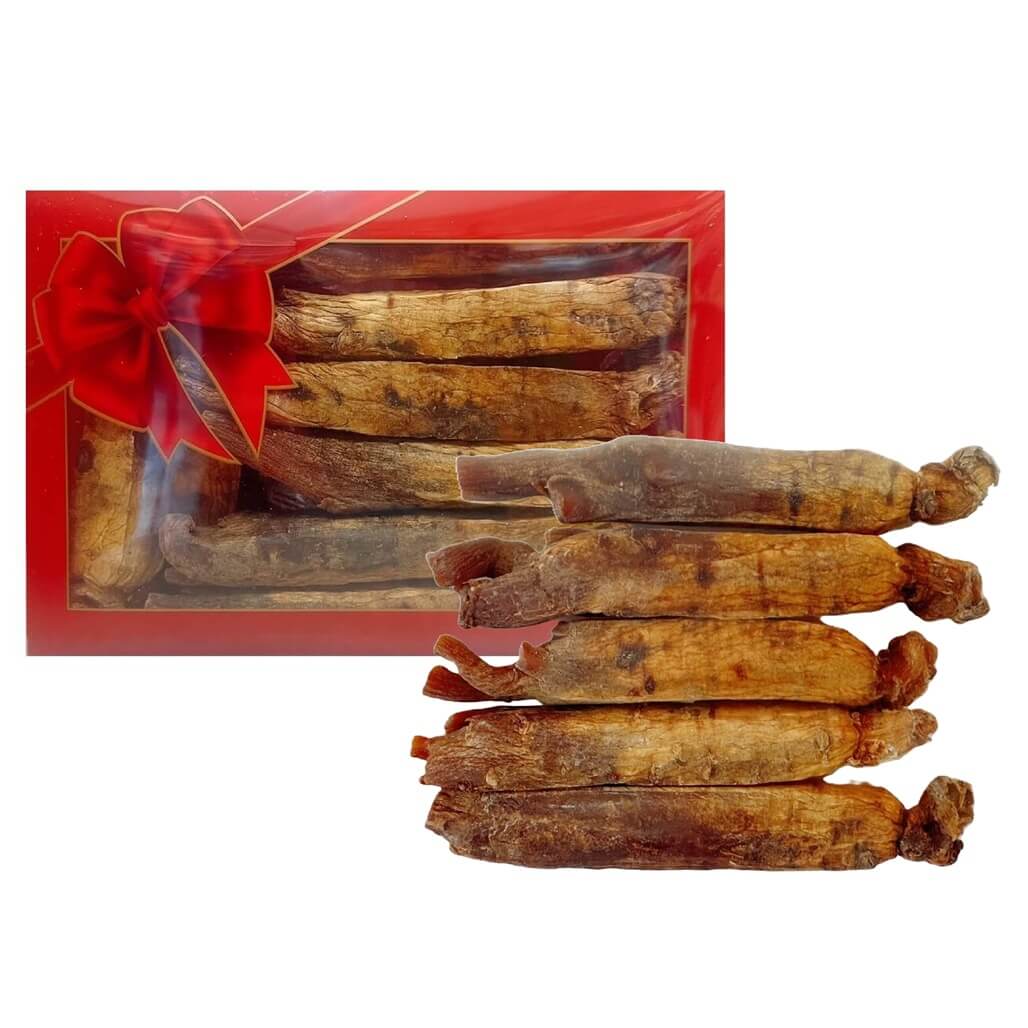 Dried Panax Red Korean Ginseng Root 6 Years Premium Grade (Root 8oz.) - Buy at New Green Nutrition