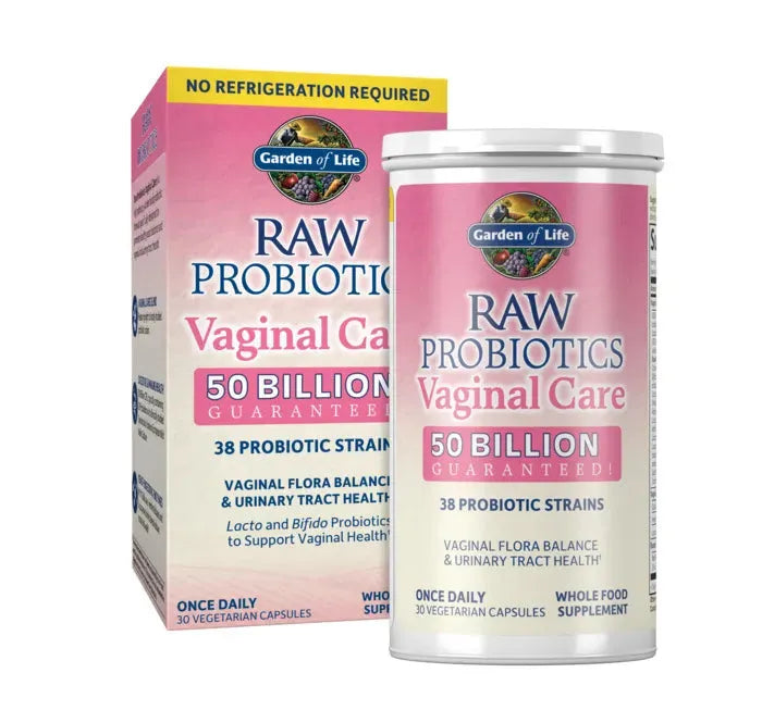 Garden of Life Raw Probiotics Women's Vaginal Care Shelf Stable (30 Veggie Capsules)