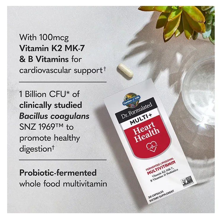 Dr. Formulated Multi Plus Heart Health 30ct CAPSULES - Buy at New Green Nutrition