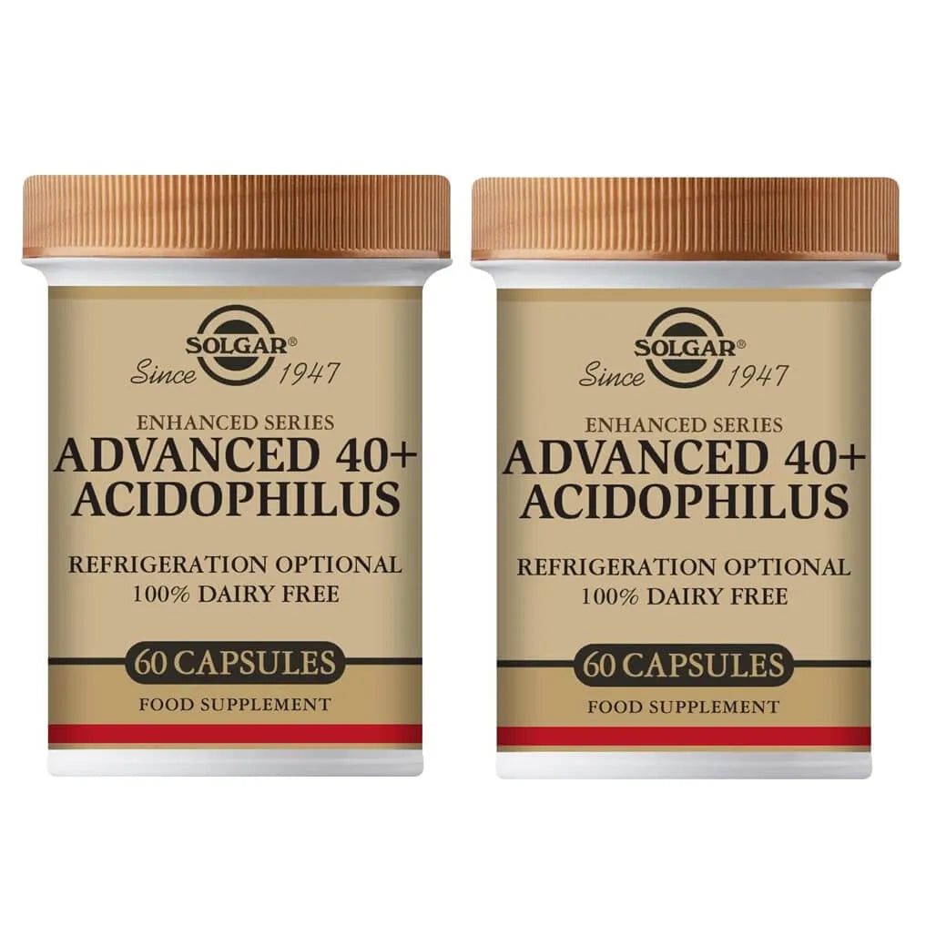 Solgar Advanced 40+ Acidophilus (120 Vegetable Capsules) - Buy at New Green Nutrition