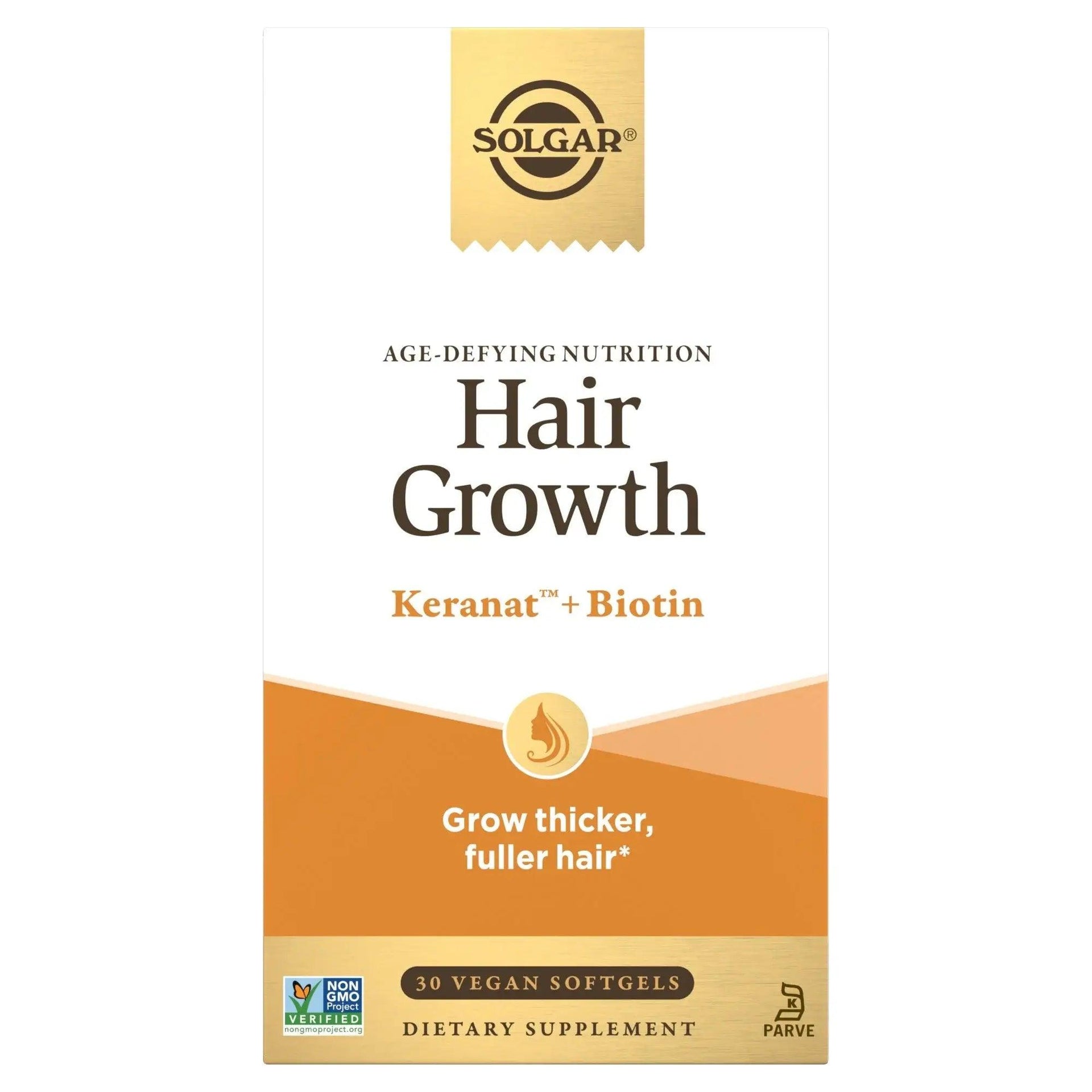 Solgar Hair Growth (30 Softgels) - Buy at New Green Nutrition
