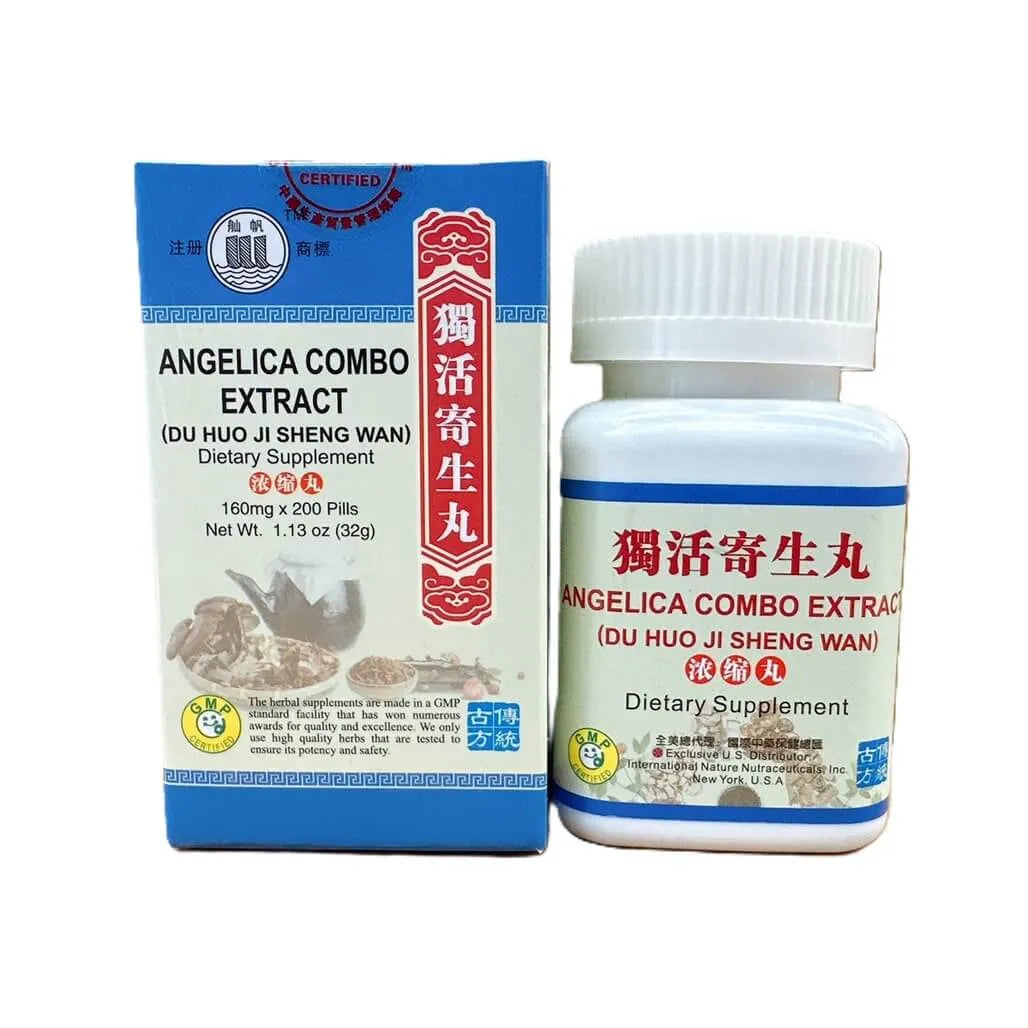 Angelica Combo Extract (Du Huo Ji Sheng Wan) Extra Concentrated (200 Pills) - Buy at New Green Nutrition