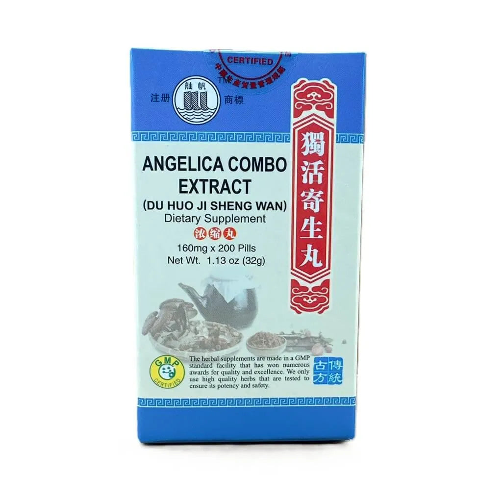 Angelica Combo Extract (Du Huo Ji Sheng Wan) Extra Concentrated (200 Pills) - Buy at New Green Nutrition