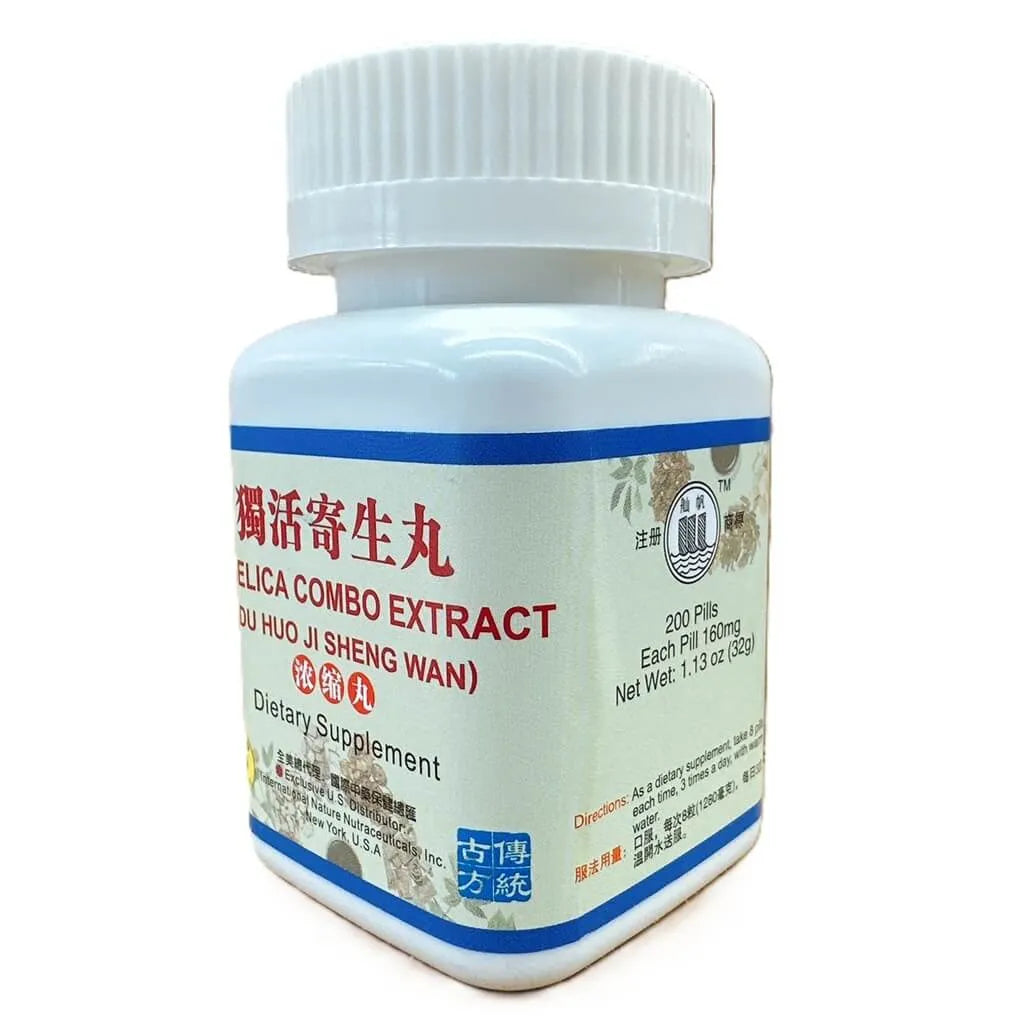 Angelica Combo Extract (Du Huo Ji Sheng Wan) Extra Concentrated (200 Pills) - Buy at New Green Nutrition