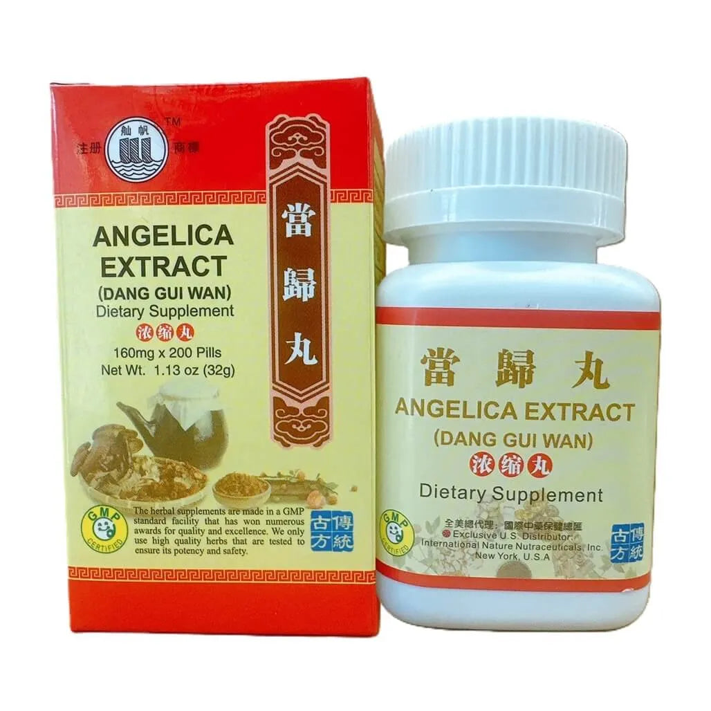 Angelica Extract (Dang Gui Wan) Extra Concentrated (200 Pills) - Buy at New Green Nutrition