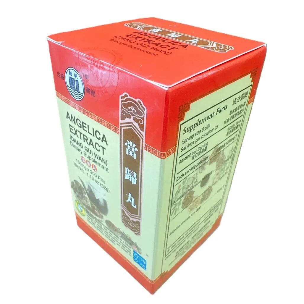 Angelica Extract (Dang Gui Wan) Extra Concentrated (200 Pills) - Buy at New Green Nutrition
