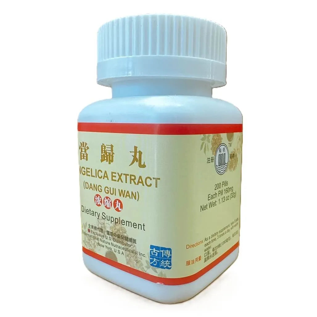 Angelica Extract (Dang Gui Wan) Extra Concentrated (200 Pills) - Buy at New Green Nutrition