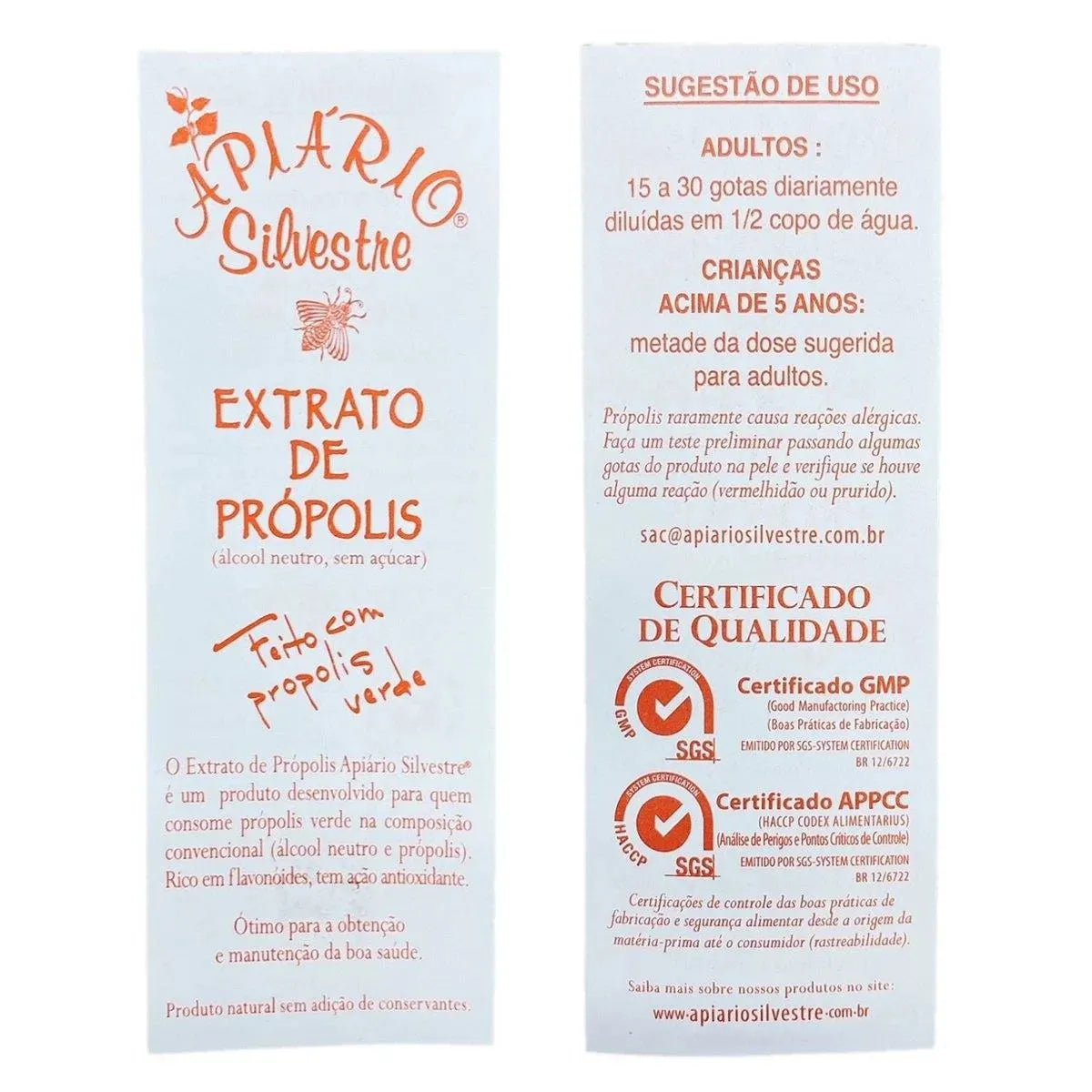 Apiario Silvestre Brazilian Green Bee Propolis Traditional Extract (30 ml) - Buy at New Green Nutrition