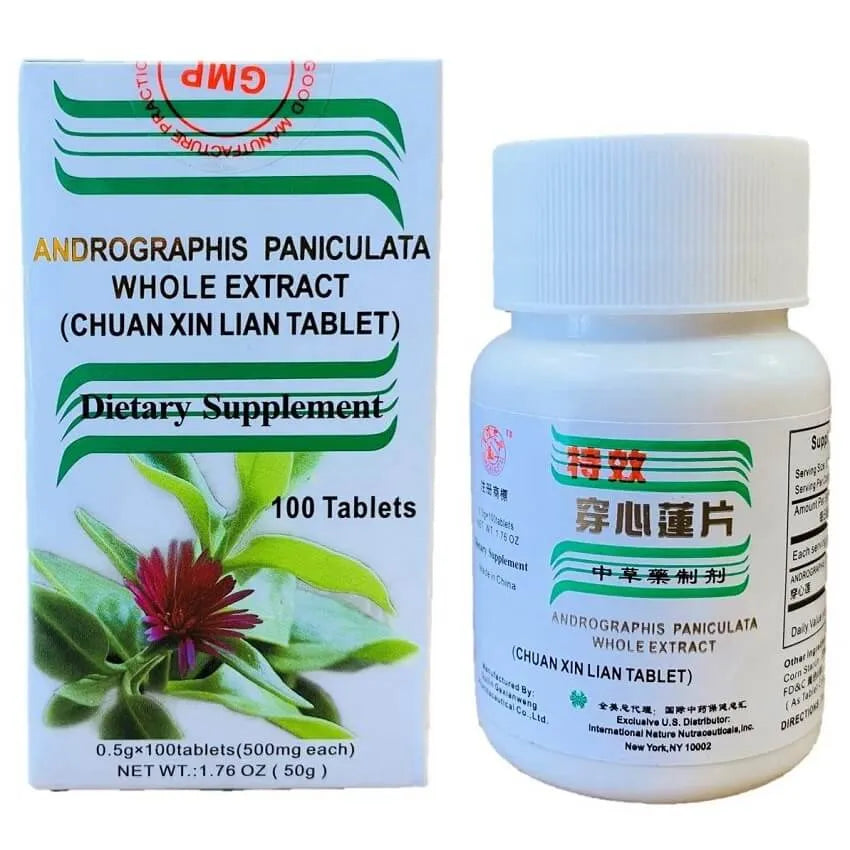 Chuan Xin Lian Extra Strength 500mg (100 Tablets) - Buy at New Green Nutrition