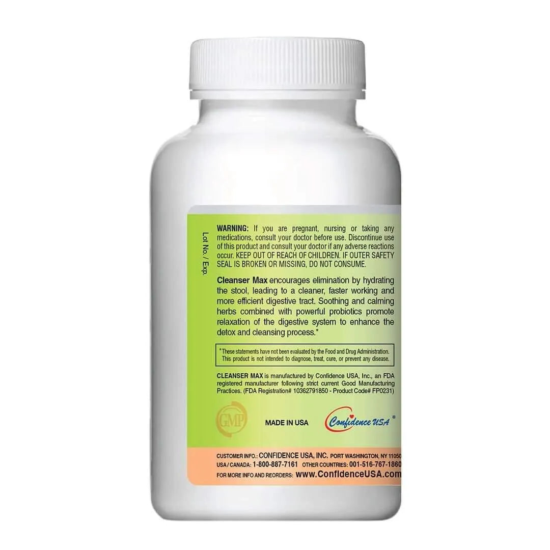 Cleanser Max (60 Capsules) - Buy at New Green Nutrition