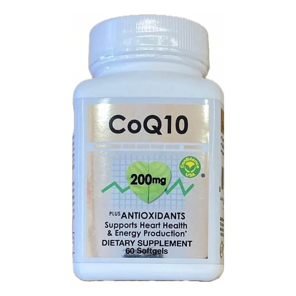 Confidence CoQ10 200mg with Resveratrol (60 Softgels) - Buy at New Green Nutrition
