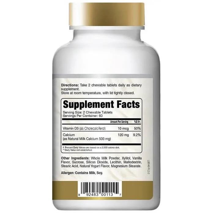 Confidence Mil-Gel Milk Calcium (120 Chewable Tablets) - Buy at New Green Nutrition