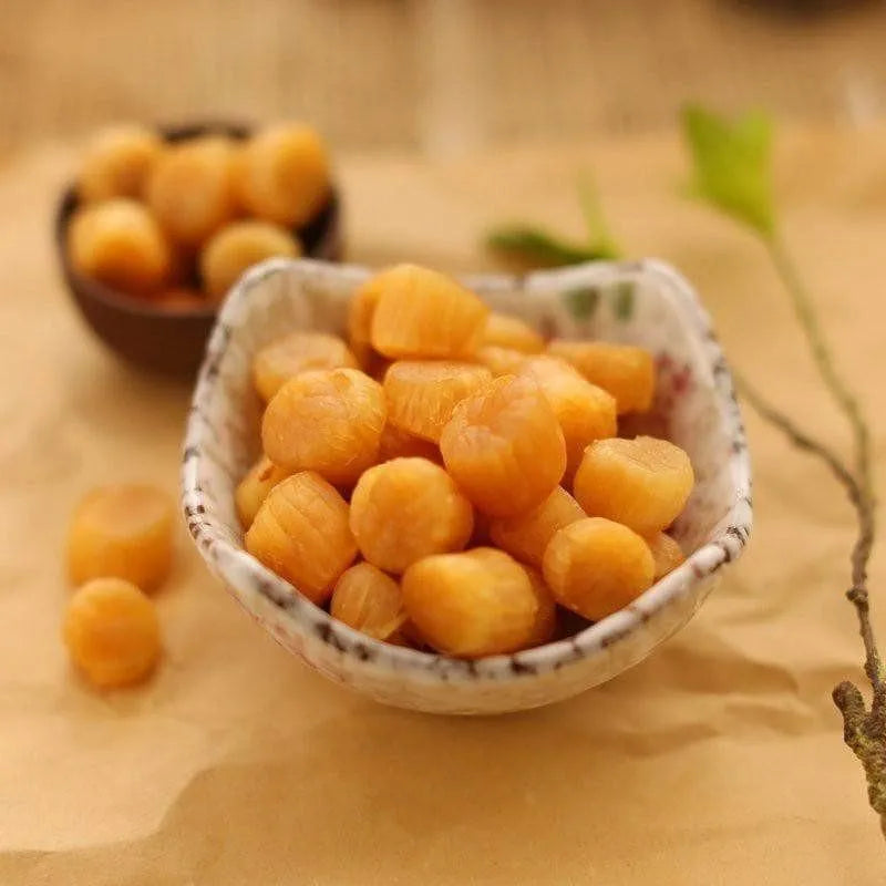 Dried Qingdao Small Scallops (8OZ.) - Buy at New Green Nutrition