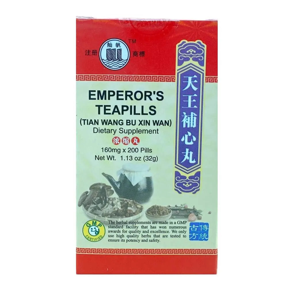 Emperor's Teapills (Tian Wang Bu Xin Wan) Extra Concentrated (200 Pills) - Buy at New Green Nutrition