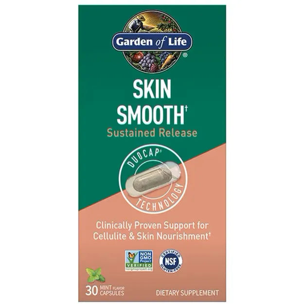 Garden of Life Skin Smooth (30 Mint Flavor Capsules) - Buy at New Green Nutrition