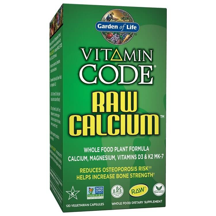 Garden of Life Vitamin Code Raw Calcium (120 Vegetarian Capsules) - Buy at New Green Nutrition