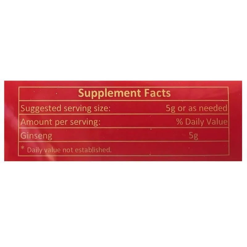 Hand Selected A Grade American Ginseng Slice Medium Size (4 Oz. Box) - Buy at New Green Nutrition