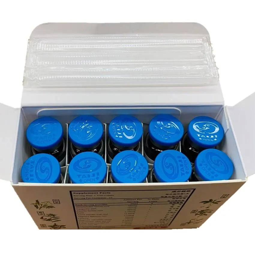 Huo Xiang Zheng Qi Shui, Tai Ji Regular Care, Non-Alcholic (10 Vials) - Buy at New Green Nutrition