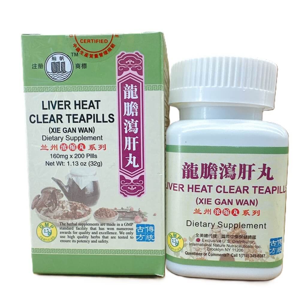 Liver Heat Clear (Long Dan Xie Gan Wan) Extra Concentrated (200 Pills) - Buy at New Green Nutrition