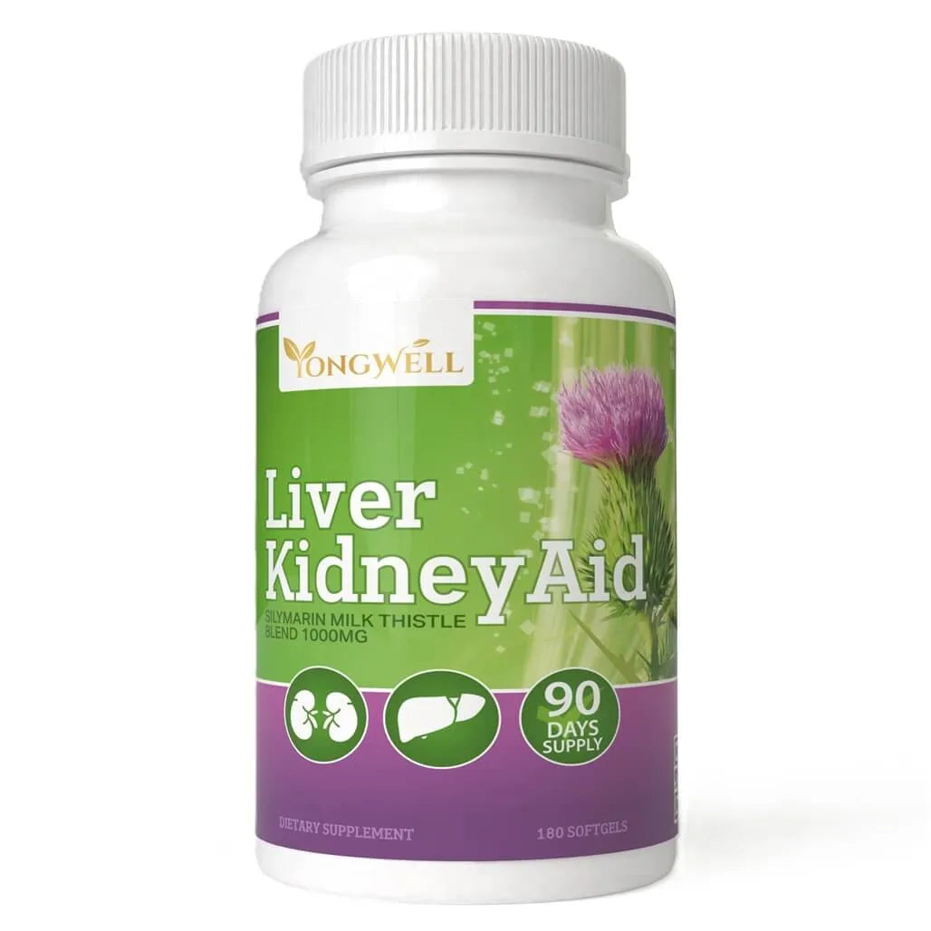 Liver Kidney Aid, Liver and Kidney Health Support (180 Softgels) - Buy at New Green Nutrition