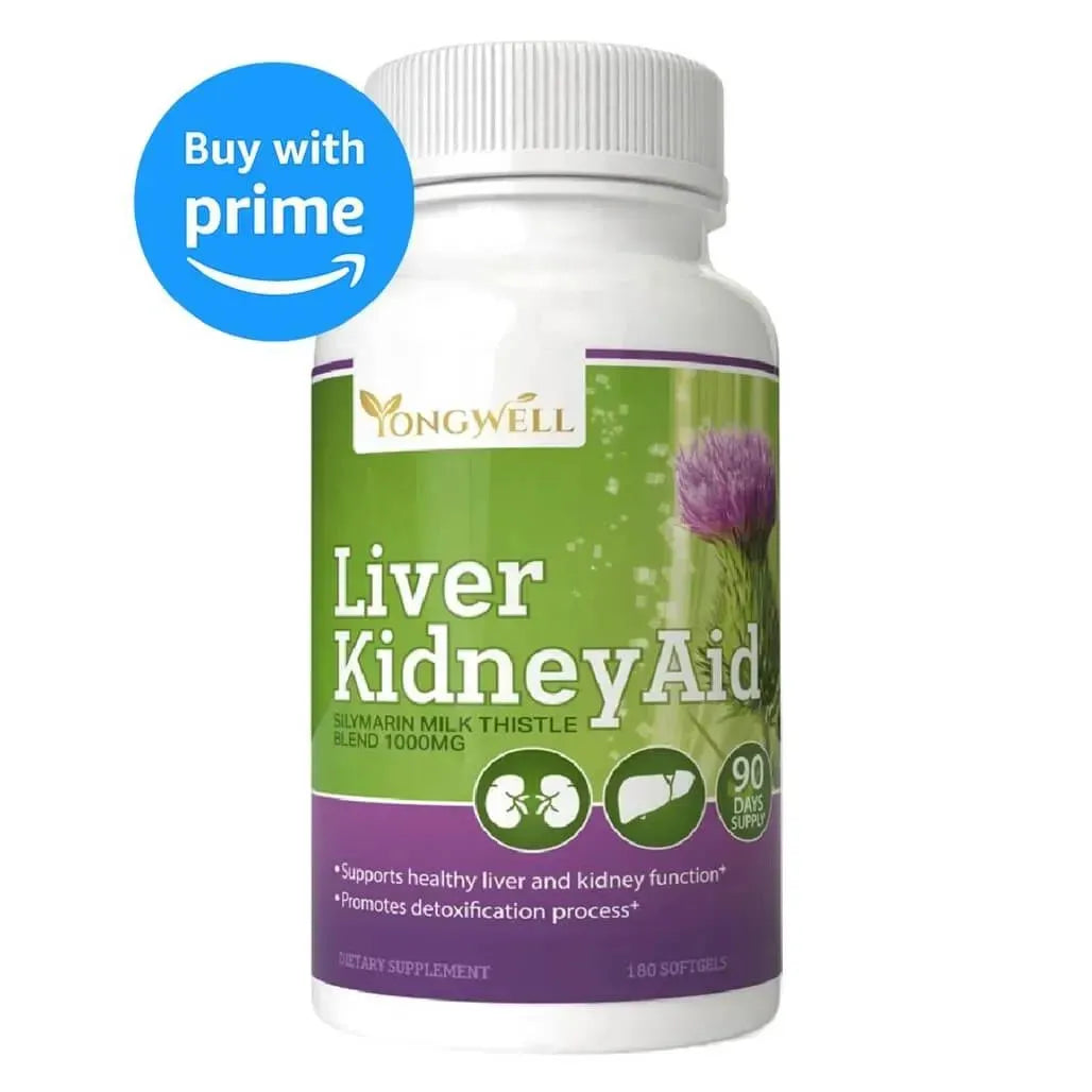 Liver Kidney Aid, Liver and Kidney Health Support (180 Softgels) - Buy at New Green Nutrition