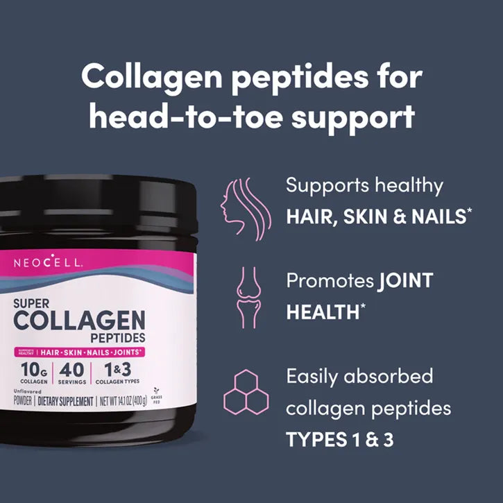 Neocell Super Collagen Peptides Powder (14.1 oz) - Buy at New Green Nutrition