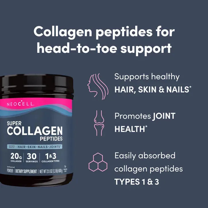 Neocell Super Collagen Peptides Powder (21.1 oz) - Buy at New Green Nutrition