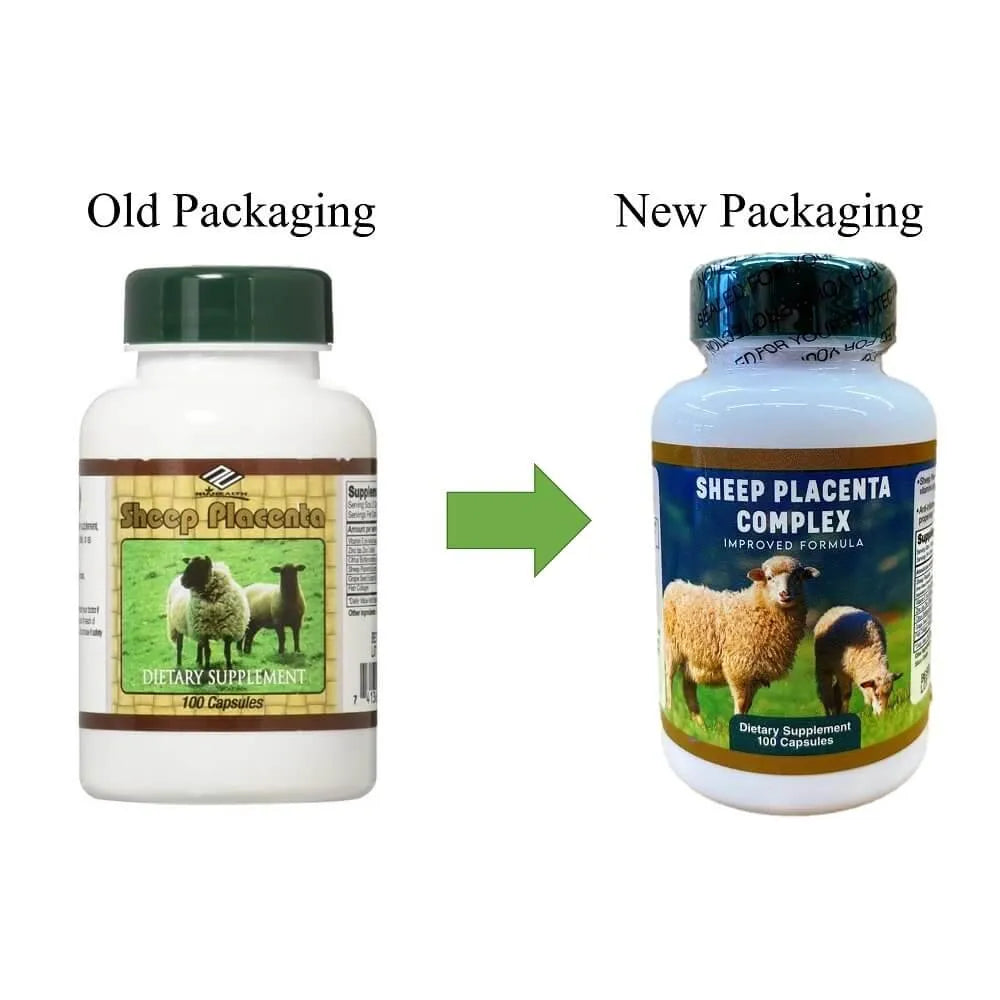 Nu-Health Sheep Placenta Complex (100 Capsules) - Buy at New Green Nutrition