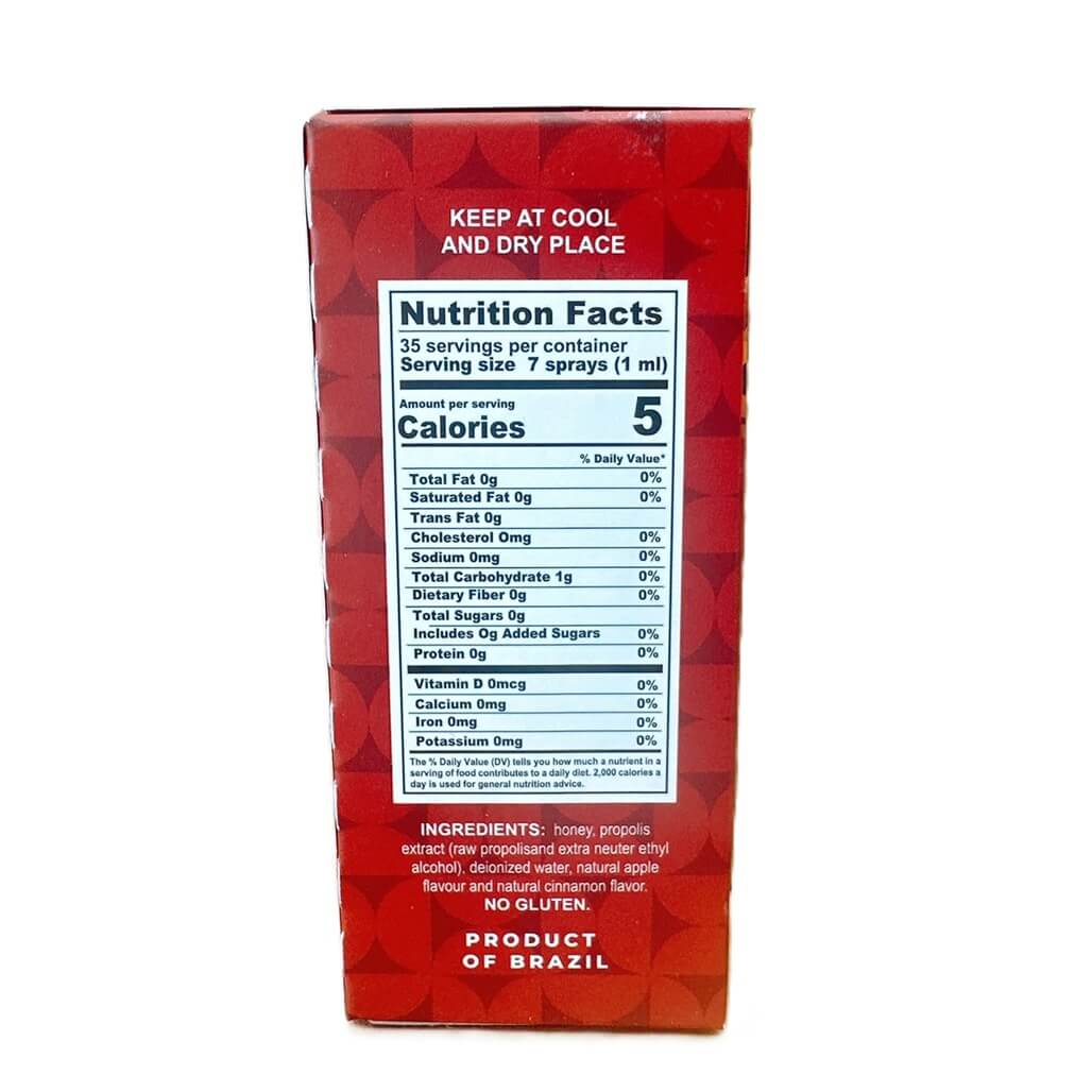Polenectar Botanicals Honey with Bee Propolis Spray, Apple Cinnamon Flavor (35ml) - Buy at New Green Nutrition