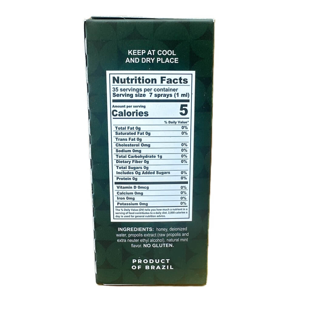 Polenectar Botanicals Honey with Bee Propolis Spray, Mint Flavor (35ml) - Buy at New Green Nutrition
