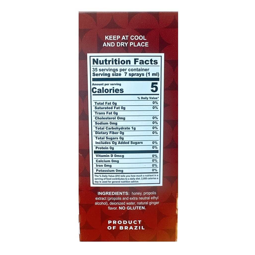 Polenectar Honey Botanicals with Bee Propolis Spray, Ginger Flavor (35ml) - Buy at New Green Nutrition