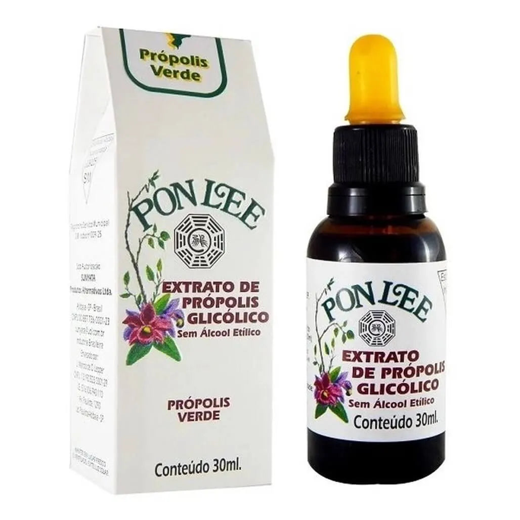 Pon Lee Green Bee Propolis 43% Original Packaging, Alcohol Free (30mL) Buy at New Green Nutrition