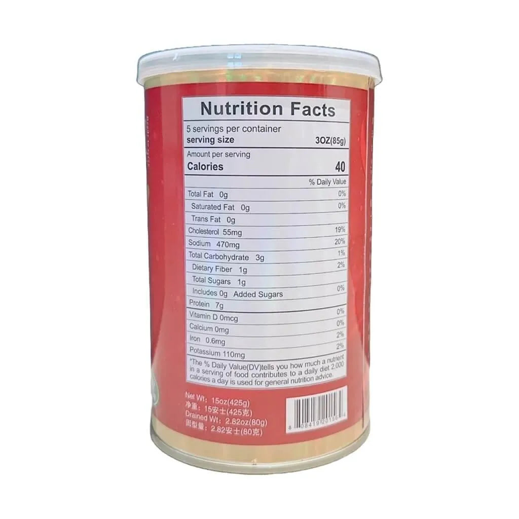 Premium Abalone in Soy Sauce Large Size 4 Pieces (15 Oz.) - 3 Cans + 1 Free - Buy at New Green Nutrition