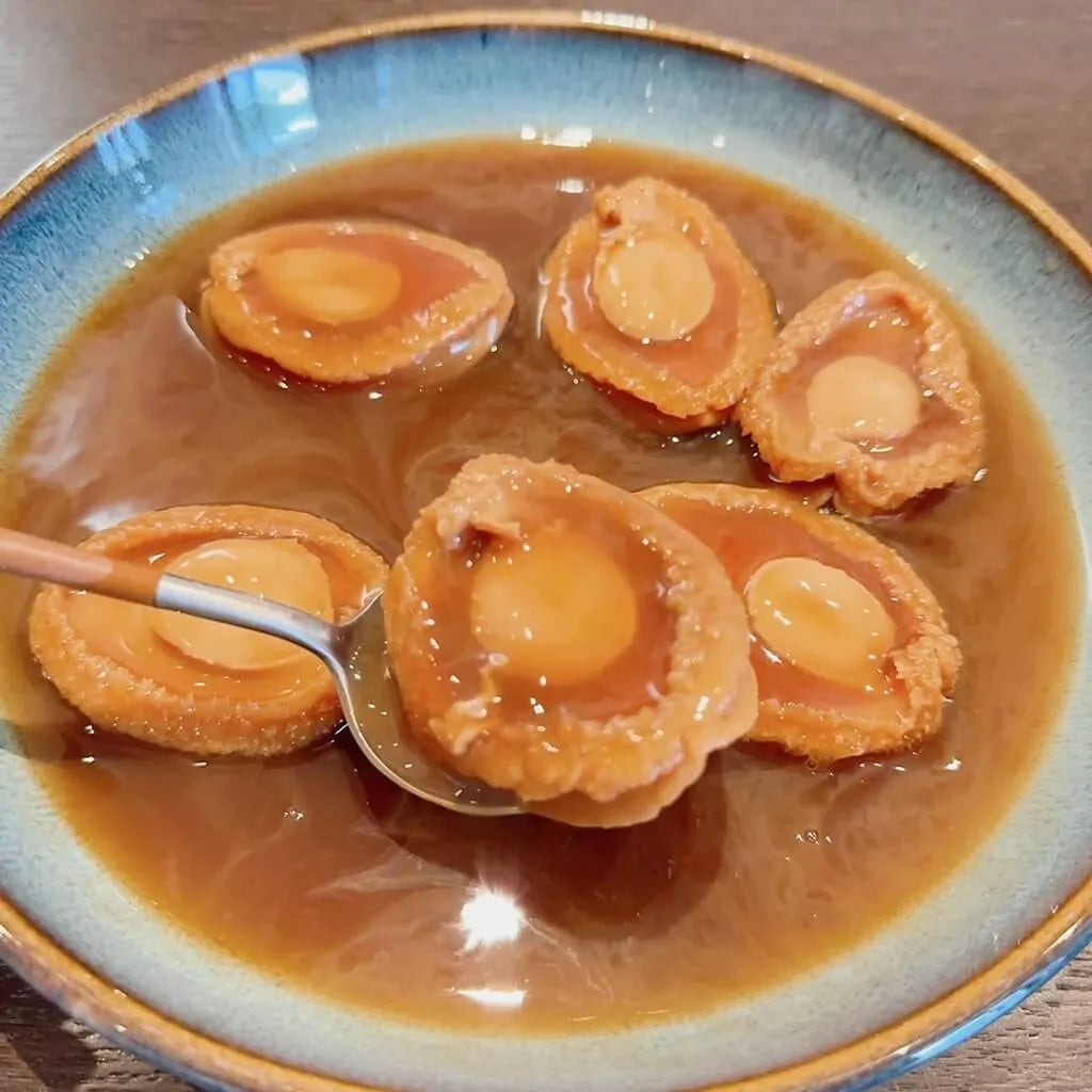 Premium Abalone in Soy Sauce Large Size 4 Pieces (15 Oz.) - 3 Cans + 1 Free - Buy at New Green Nutrition
