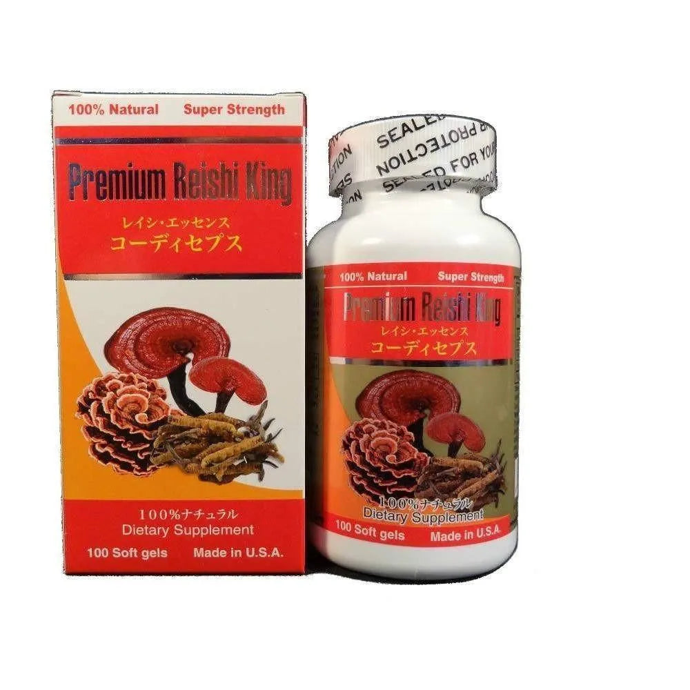 Premium Reishi King (100 Softgels) - Buy at New Green Nutrition