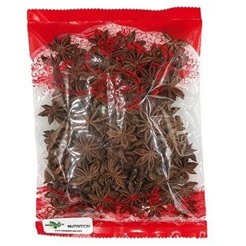Premium Whole Dried Star Anise Seeds (Anis Estrella) - Buy at New Green Nutrition