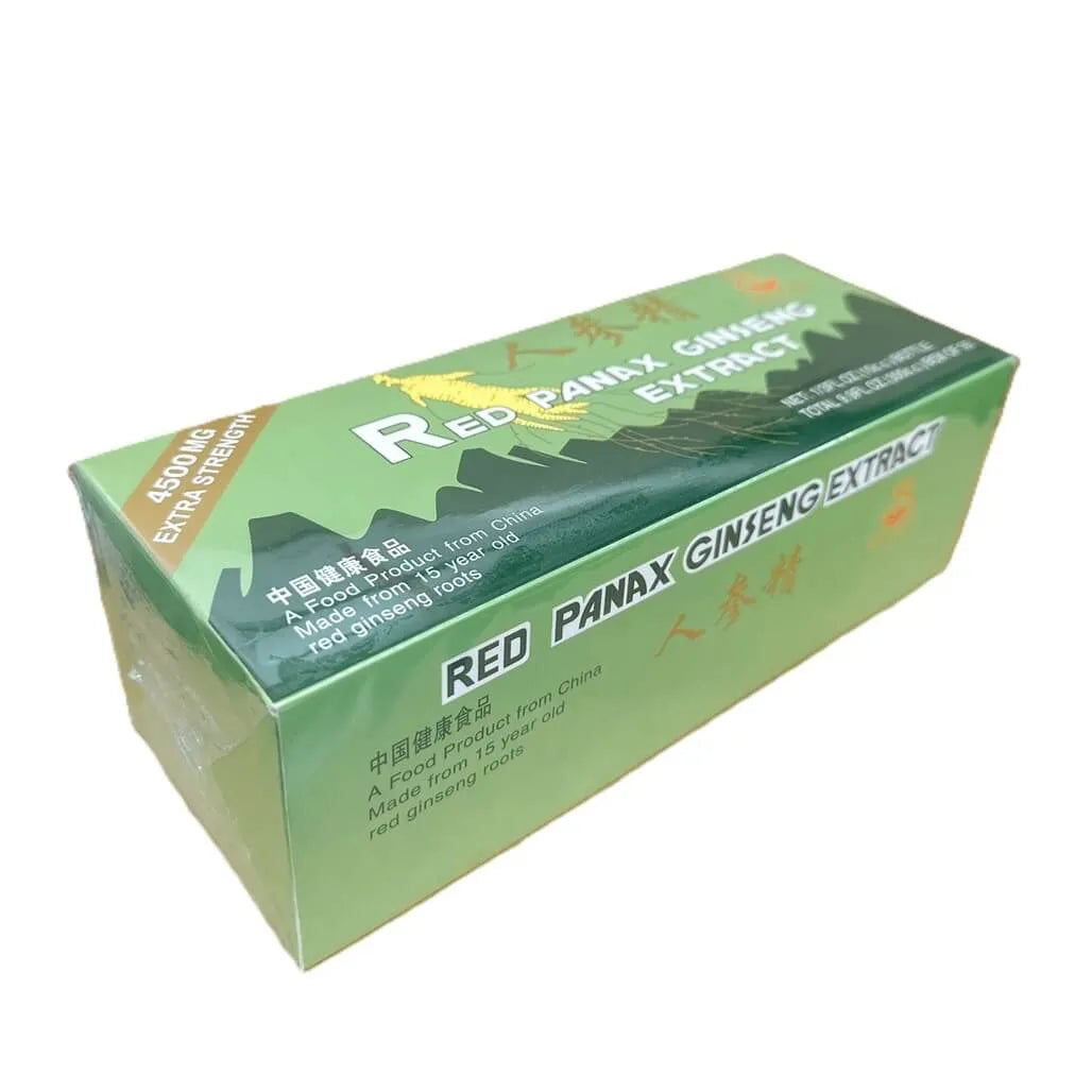 Red Panax Ginseng Extract Extra Strength 15 Years Old Roots (30 Vials) - 3 Boxes - Buy at New Green Nutrition