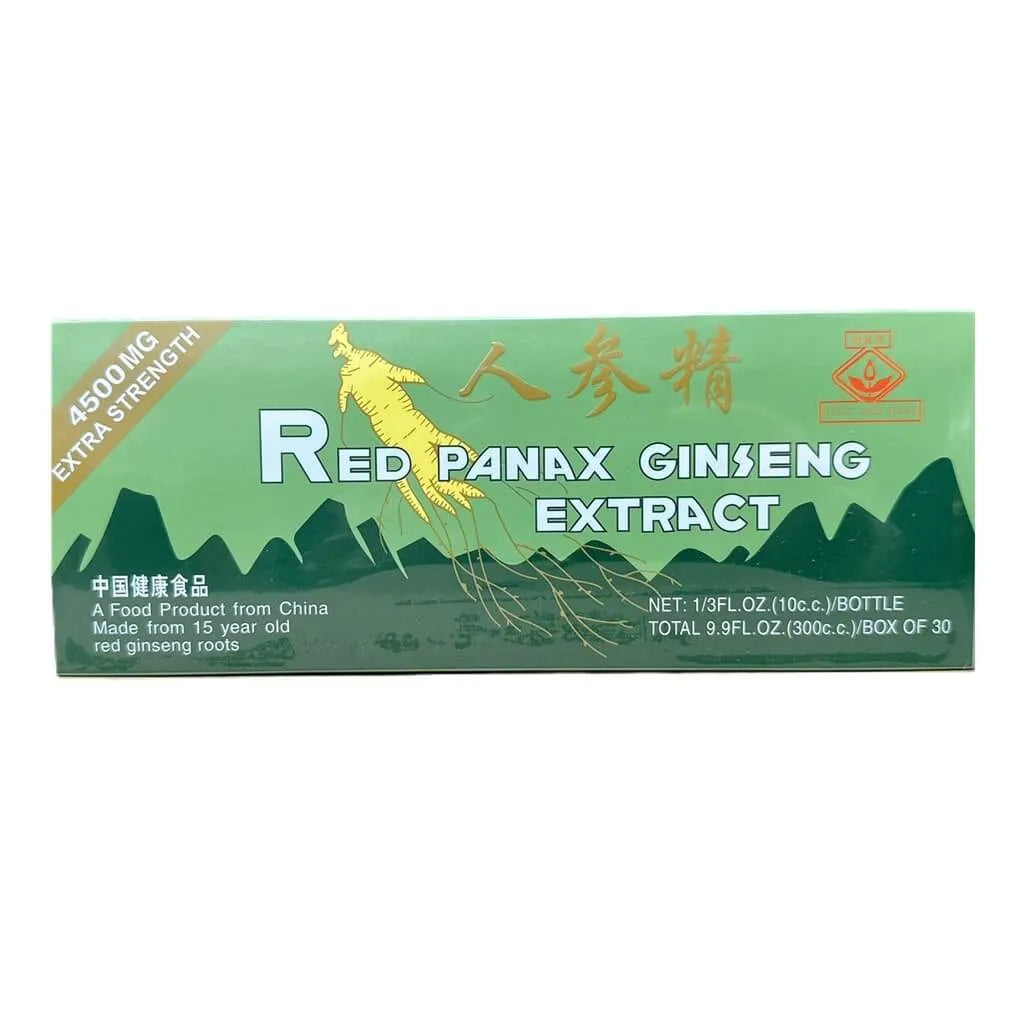 Red Panax Ginseng Extract Extra Strength 15 Years Old Roots (30 Vials) - 3 Boxes - Buy at New Green Nutrition
