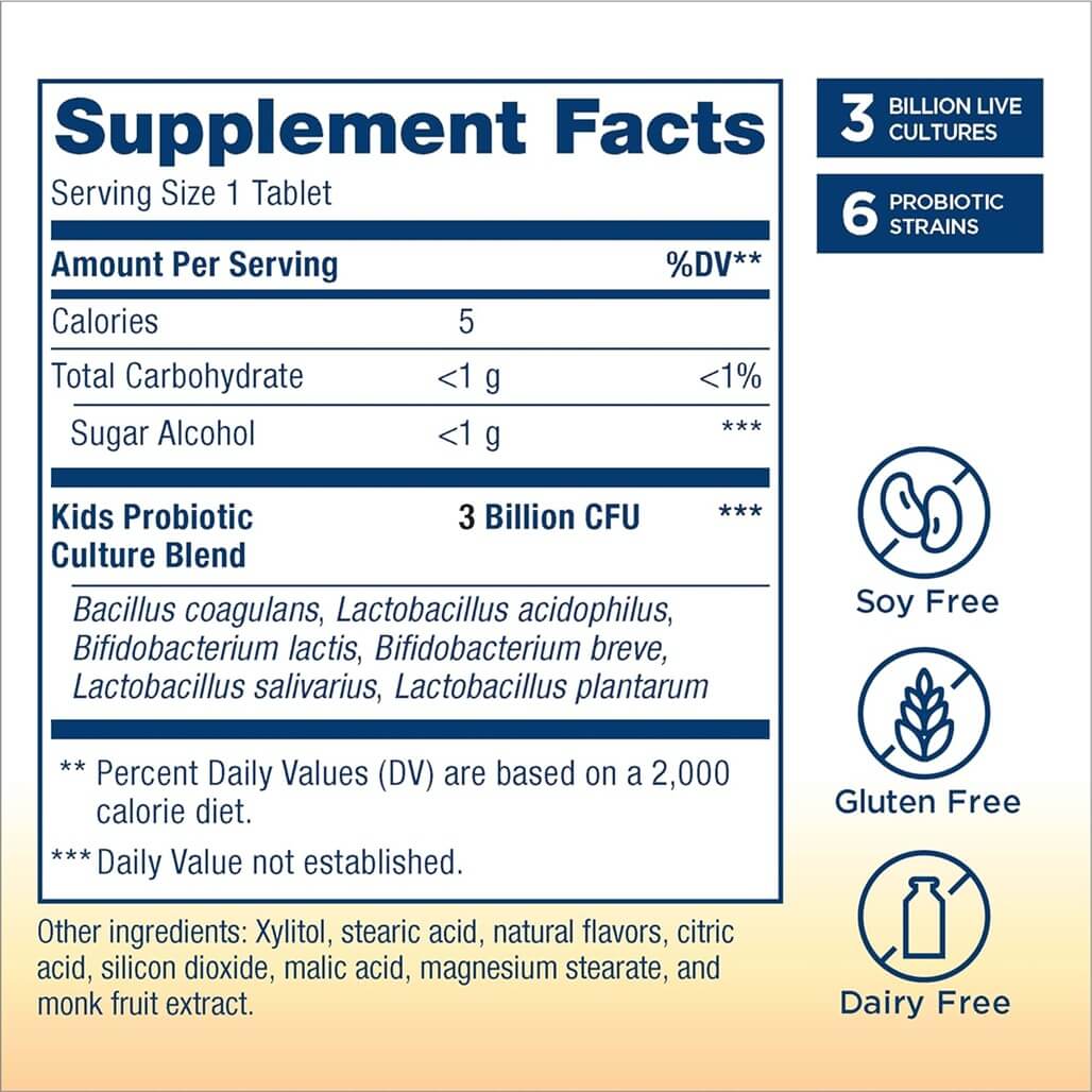 Renew Life Kids Probiotic Gummies (90 Chewable Tablets) - Buy at New Green Nutrition