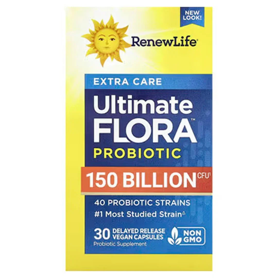 Renew Life Ultimate Flora Extra Care 150 Billion (30 Delayed Release Vegan Capsules) - Buy at New Green Nutrition