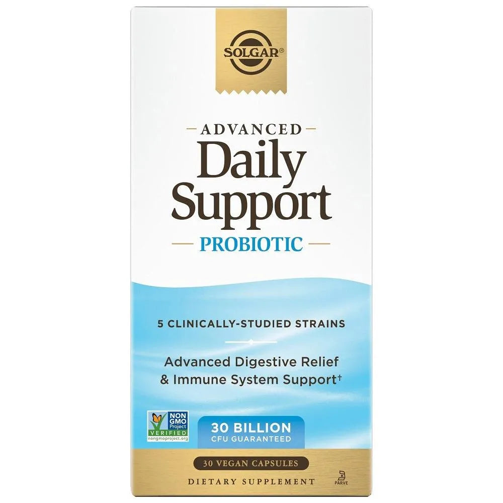 Solgar Advanced Daily Support Probiotic (30 Vegan Capsule) - Buy at New Green Nutrition