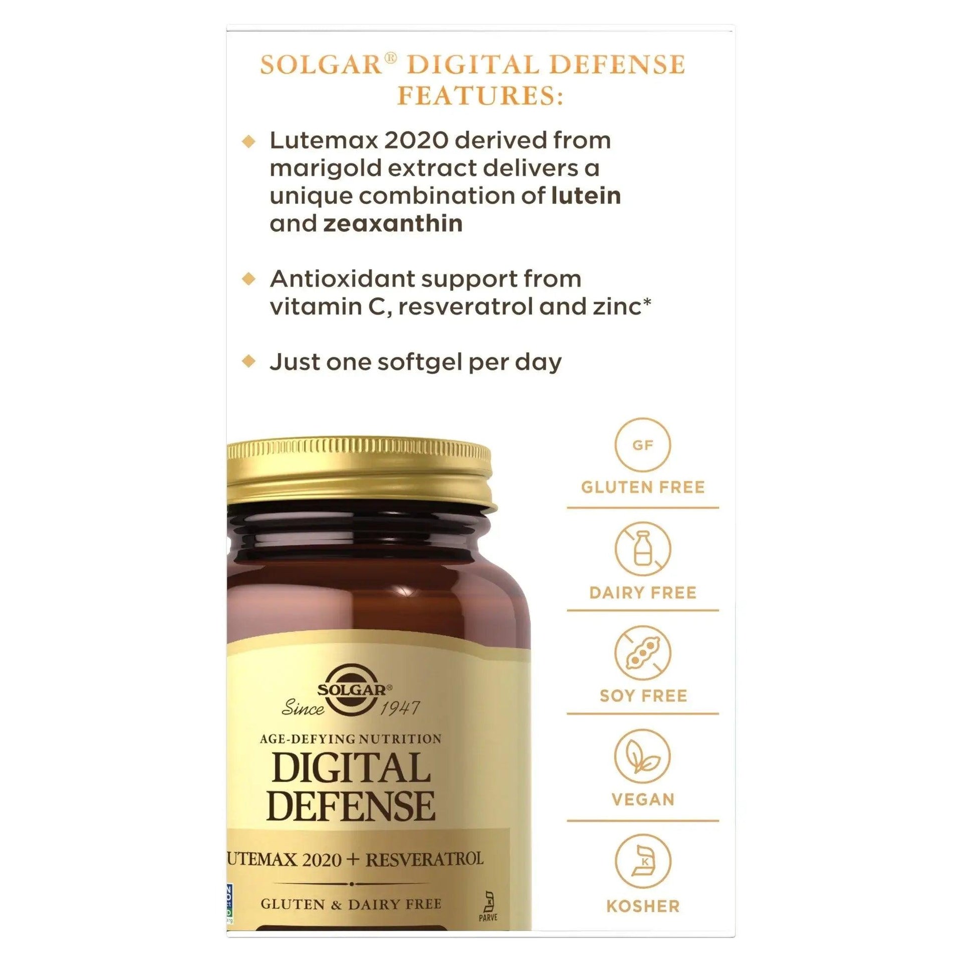 Solgar Digital Defense (30 Vegan Softgels) - Buy at New Green Nutrition