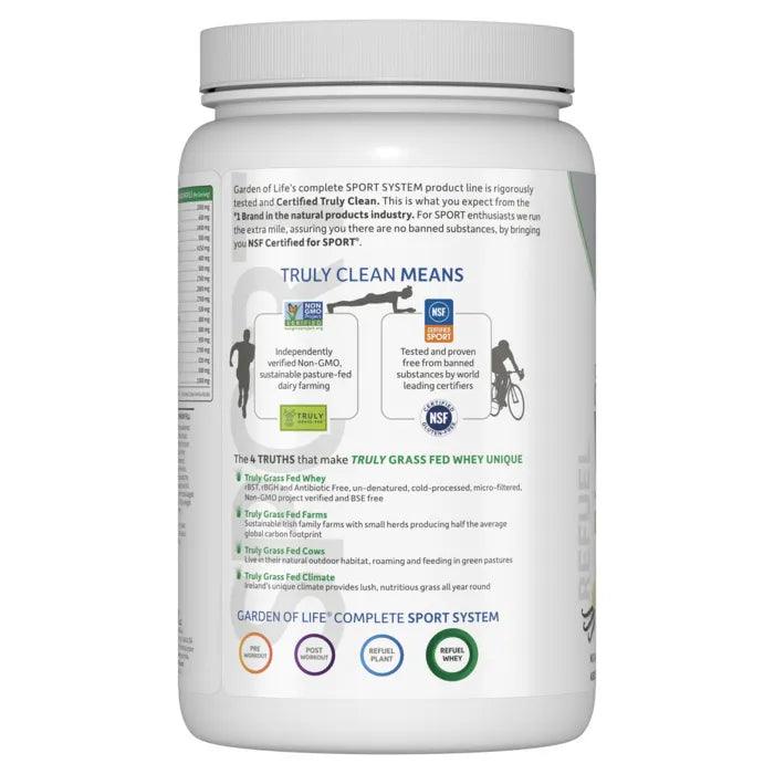 SPORT Certified Grass Fed Whey Powder - Vanilla (22.57 oz) - Buy at New Green Nutrition