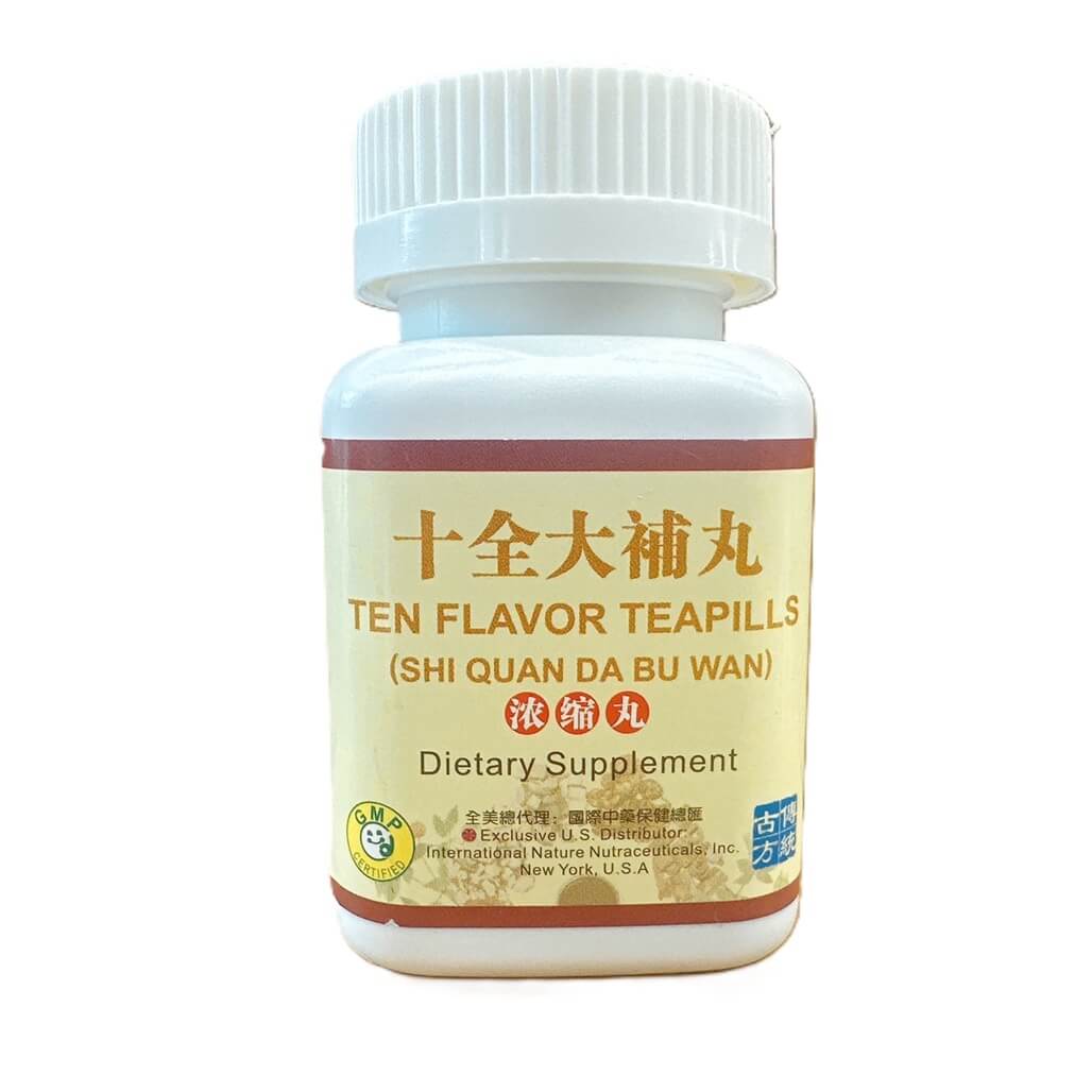 Ten Flavor Teapills (Shi Quan Da Bu Wan) Extra Concentrated (200 Pills) - Buy at New Green Nutrition