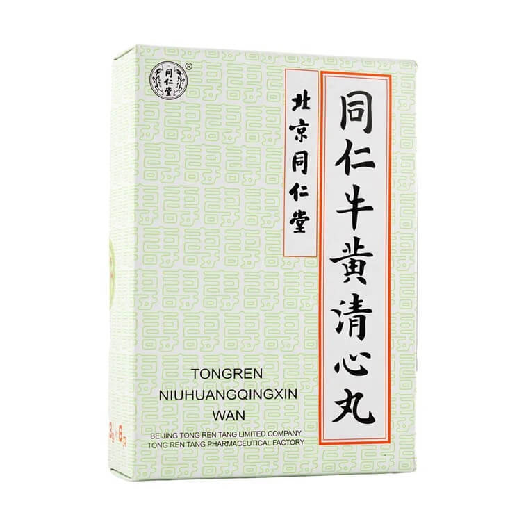 Tong Ren Tang Niu Huang Qing Xin Wan 3 Grams (6 Pills) - Buy at New Green Nutrition